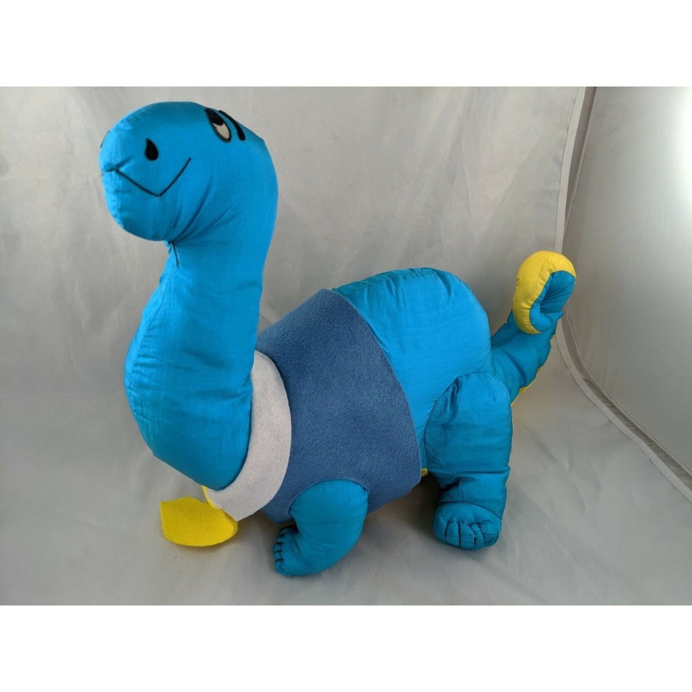 Dinosaur‎ Plush Nylon 12 Inch Felt Shirt Tie International Silver Stuffed Animal